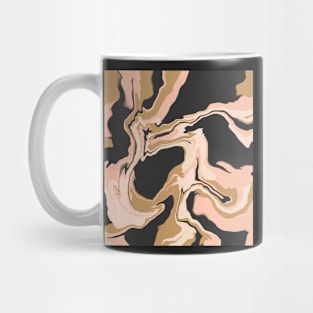 Pink and black marbling 100 Mug